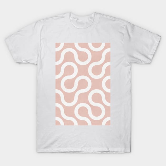 My Favorite Geometric Patterns No.29 - Pale Pink T-Shirt by ZoltanRatko